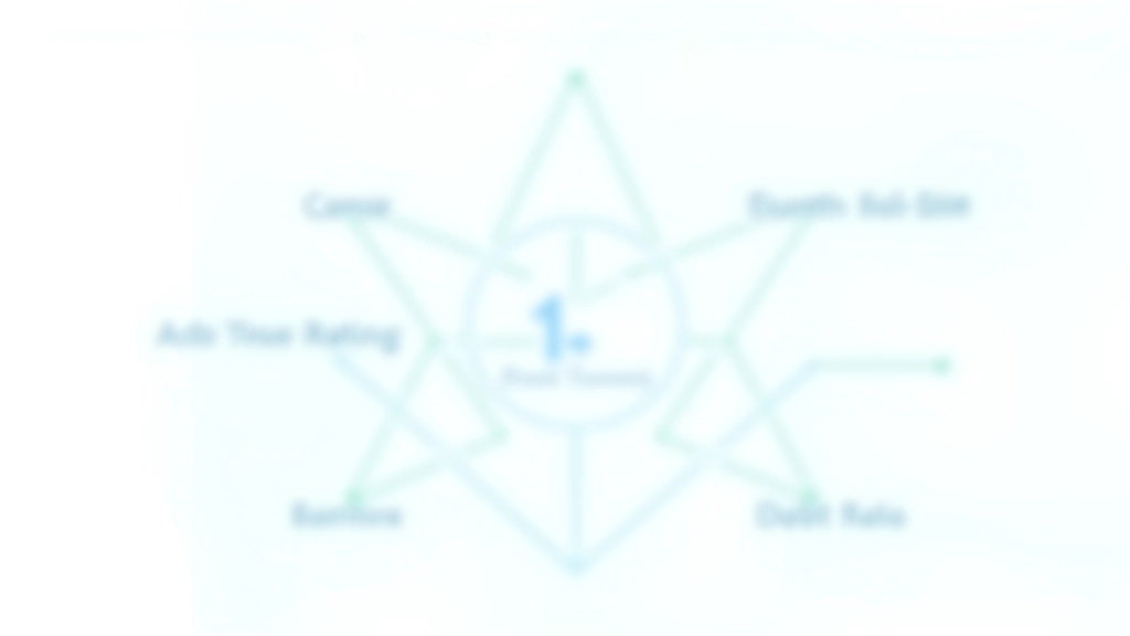 Visuelles Konzeptdiagramm, das die Wechselwirkungen zwischen Defizit, Wachstum, Zinssätzen und Schuldenquote zeigt