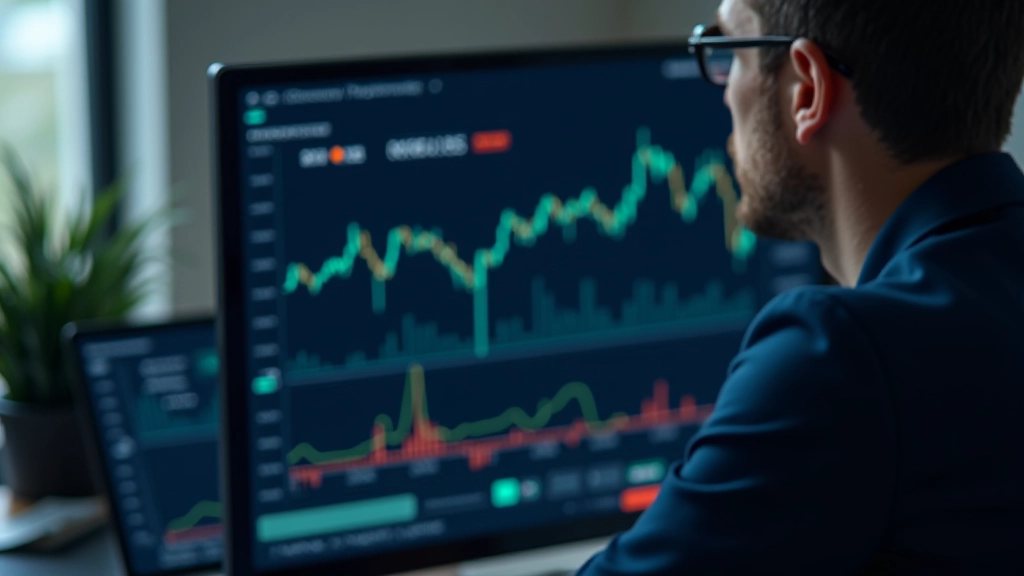 Finanzdiagramme und Charts auf einem Bildschirm mit wirtschaftlichen Daten